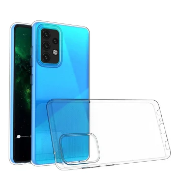 Samsung Galaxy A52 (SM-A525F/DS) / A52s (SM-A528B) Ultraslim TPU Case Cover, Transparent | Caurspīdīgs Silikona...