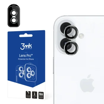 Kameras aizsargstikls 3mk Lens Protection Pro iPhone 16 / 16 Plus, zaļš