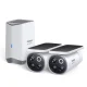 Baseus Security S1 Pro āra novērošanas kamera 3K Kit, balta