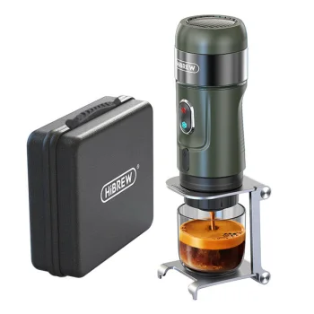 Pārnēsājams 3-in-1 kafijas automāts HiBREW H4B_GN 15 Bar