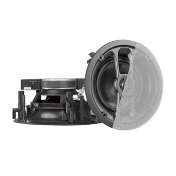 Iebūvējamie griestu skaļruņi 6.5'' 30W Bluetooth (aktīvais + pasīvais pāris), melni