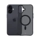 Vāciņš 3mk Smoke MagCase, iPhone 17, puscaurspīdīgs melns