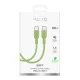 Puro ICON USB-C - USB-C kabelis 1.5m, zaļš