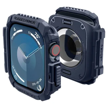 Spigen Rugged Armor aizsargvāciņš Apple Watch 10 46mm, Navy Blue