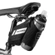 Velosipēda zemsegla soma Rockbros C32BK 1.5 l ar pudeles kabatu - melna