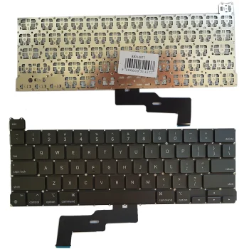 Apple A2338 portatīvā datora tastatūra US izkārtojums melna