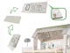 Bērnu Spēļu Koka Leļļu Māja ar Mēbelēm un LED Gaismu LULILO, 78cm | Play Dollhouse with Furniture