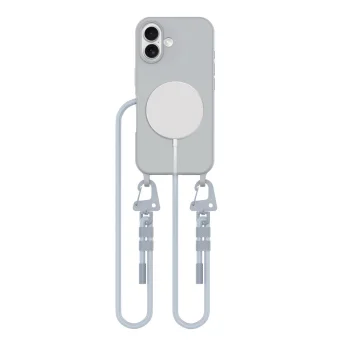 Tech-Protect iPhone 16 vāciņš MagNecklace MagSafe, pelēks