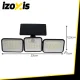 Izoxis solārā dārza lampa ar 180 LED, kustības un krēslas sensoru, IP65, melna