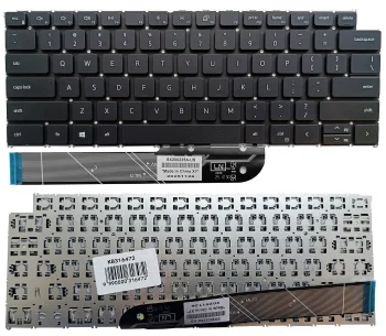 Dell Inspiron 5310, 5418, 5620, 7620 klaviatūra, US, melna