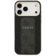 Guess 4G PU Stripe MagSafe vāciņš iPhone 17 Pro Max, Melns