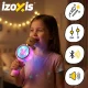 Izoxis bezvadu Bluetooth karaoke mikrofons bērniem, rozā