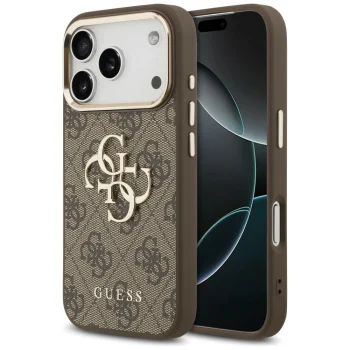 Guess 4G Big 4G Classic Logo vāciņš iPhone 17 Pro / 18 Pro, brūns