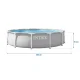 Karkasa baseins Intex 26712ND 366 x 76 cm ar filtrācijas sūkni un pārsegu