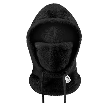 Qunature Arctic Velvet Slēpošanas Maska - Balaklava L Izmērs (Melna)