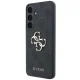 Guess Leather 4G Metal Logo vāciņš Samsung Galaxy S26 FE, melns