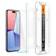 Spigen GLAS.TR EZ Fit aizsargstikls iPhone 15 Pro Max, 2 gab., caurspīdīgs