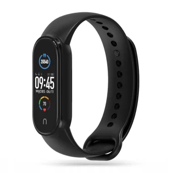 Tech-Protect IconBand siksniņa Xiaomi Mi Smart Band 5 / 6 / 7 / NFC, melna