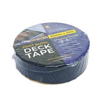 FASTSHIFTER butila lente terases lāgām, 50 mm × 20 m, pašlīmējoša, melna