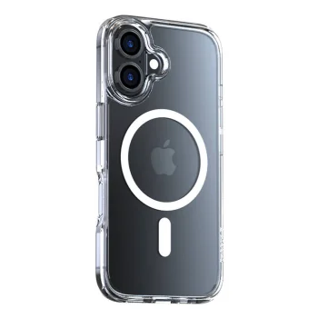 Torras Diamond-Mag vāciņš priekš iPhone 16 Plus, caurspīdīgs