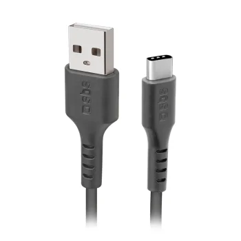 SBS TECABLETC220K USB-A uz USB-C kabelis 2 m, melns