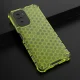 Vāciņš Honeycomb priekš Xiaomi Poco F3 / Redmi K40 Pro / K40 ar TPU apmali, zaļš