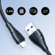Joyroom Surpass Series A11 USB-A / Lightning kabelis 2.4A 1.2m, melns
