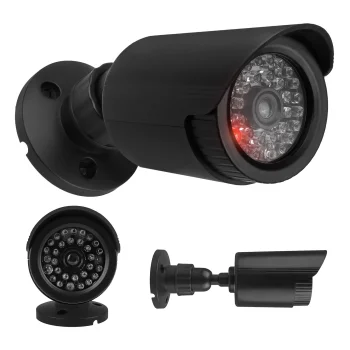 Centrumelektroniki IR1800 B Novērošanas Kameras Makets ar LED, Melns