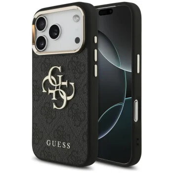 Guess 4G Big 4G Classic Logo vāciņš priekš iPhone 17 Pro / 18 Pro, melns
