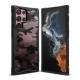 Samsung Galaxy S22 Ultra 5G (SM-S908) Ringke Fusion X Case Cover Bumper, Camo Black | Telefona Vāciņš Maciņš...