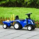 Multistore New Holland bērnu traktors ar piekabi, zils