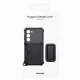 Samsung Galaxy S23 vāciņš Rugged Gadget Case ar gredzenu un statīvu, pelēks