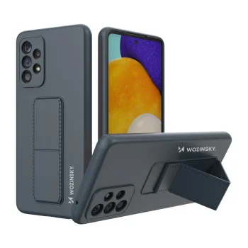 Wozinsky Kickstand Case vāciņš ar statīvu Samsung Galaxy A73, tumši zils