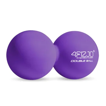 4Fizjo 504 dubultā masāžas bumbiņa, silikona, violeta