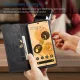 Google Pixel 6 Pro AUTSPACE Magnetic Book Case Cover, Black | Telefona Vāciņš Maciņš Apvalks Grāmatiņa