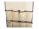 Auduma organizators skapim rotaslietām un aksesuāriem, 90x45 cm, smilškrāsas