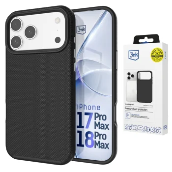 3mk Fortis MagCase vāciņš iPhone 17 Pro Max - Melns