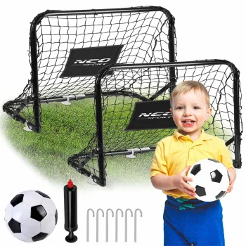 Bērnu futbola vārti komplekts 2 gab Neo-Sport 60x45x25 cm NS-486