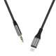 Dudao Lightning uz 3.5 mm mini jack audio kabelis 1 m, pelēks (L11PRO)