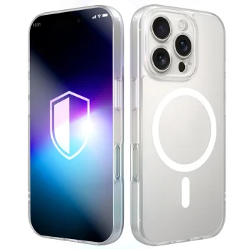 Vāciņš 3mk Misty MagCase iPhone 16 Pro, MagSafe, balts
