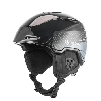 Qunature slēpošanas un snovborda ķivere 58-61 cm (L), melna