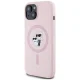 Karl Lagerfeld Silicone Karl&Choupette MagSafe vāciņš iPhone 15, Rozā