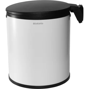 Brabantia 428081 Iebūvējama atkritumu tvertne, 15 L, Balta