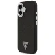 Guess Glitter Triangle Logo MagSafe vāciņš iPhone 17, melns