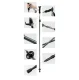 Qunature Nordic Walking nūja no alumīnija 110 - 130 cm, brūna