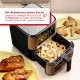 Solis Air Fry & Dry XL 8200 gaisa friteris, 7.5L, Sudraba/Melna