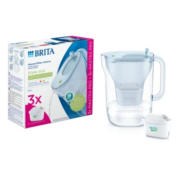 Ūdens filtra krūze Brita Style eco, 2.4 l, zila, ar 3 MAXTRA PRO kasetnēm