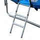 Bauerkraft dārza batuts ar ārējo tīklu un kāpnēm, 304-312 cm