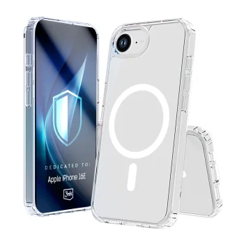 3mk Armor MagCase vāciņš Apple iPhone 16E caurspīdīgs
