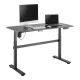 Ergo Office ER-434 Elektriski regulējams galds, 140x60cm, pelēks